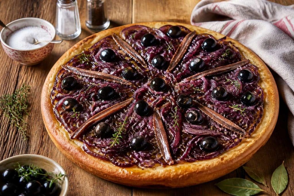 Pissaladière à l'oignon rouge : la recette facile et savoureuse