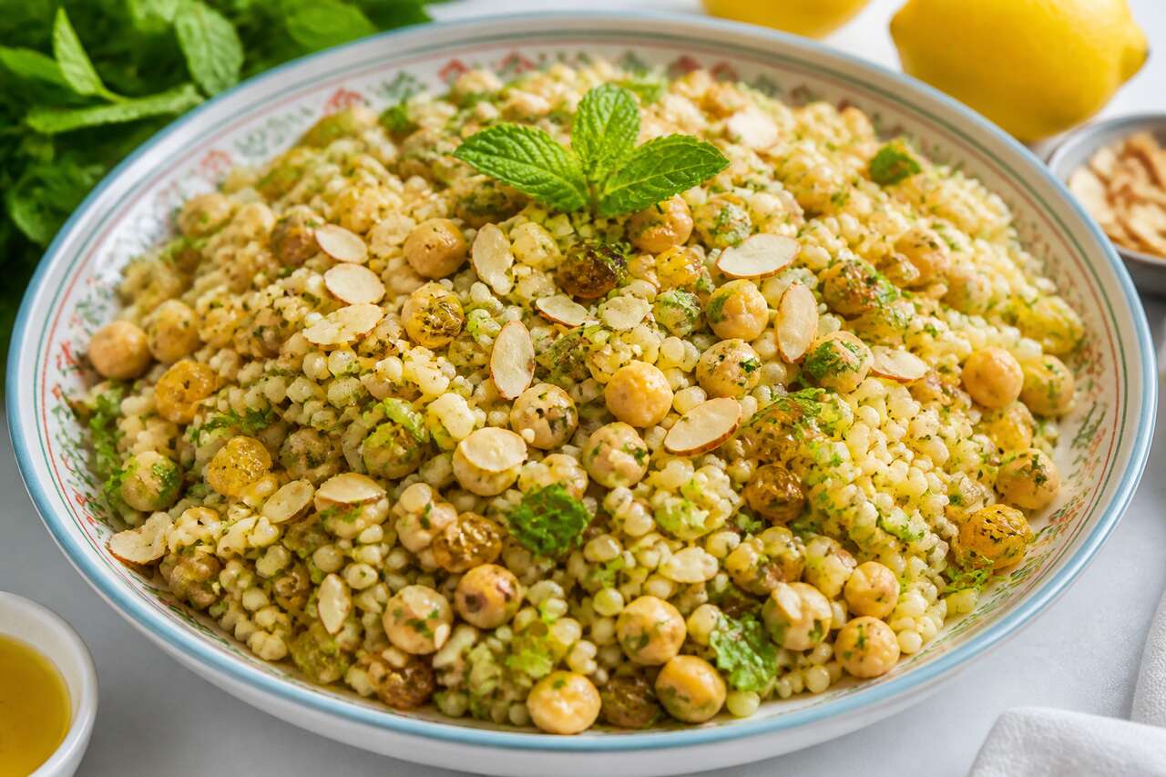 Salade de semoule Casablanca aux fines herbes