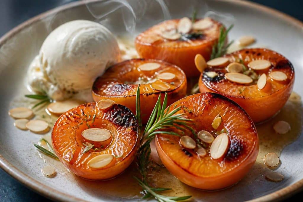 Abricots grillés au romarin : la recette estivale facile