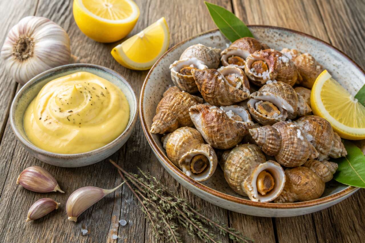 Bulots et leur sauce aïoli : la recette facile et savoureuse
