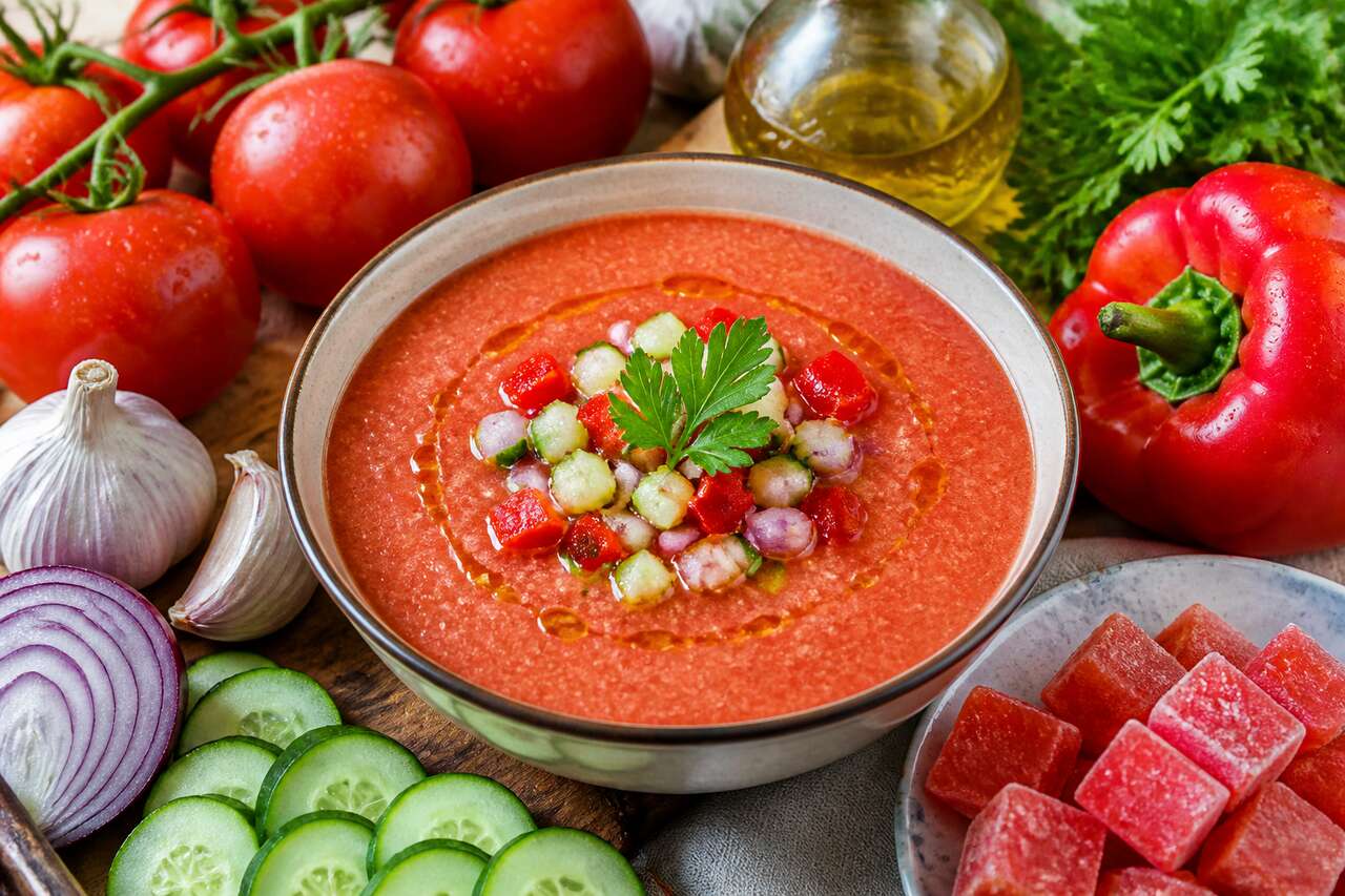 Gaspacho maison : la recette fraîche et facile