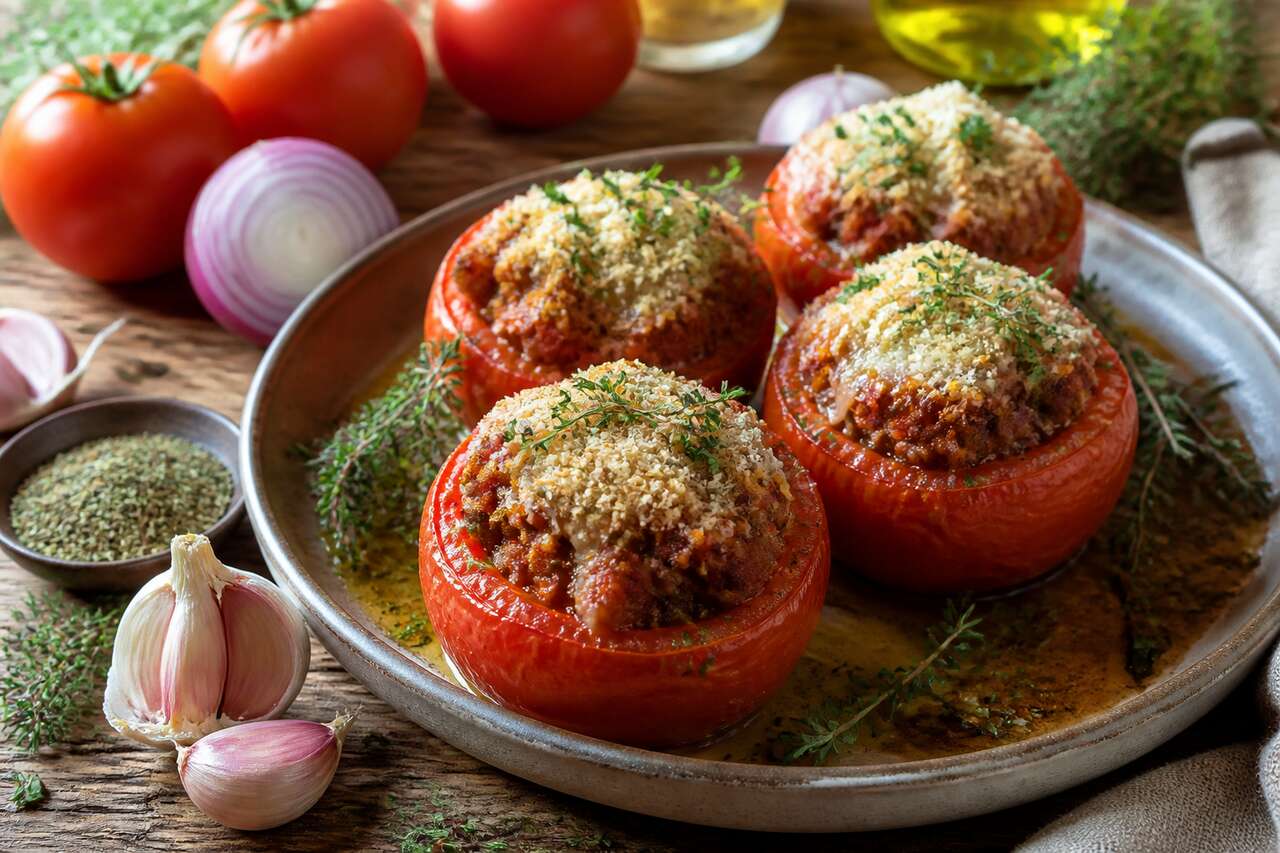 Tomate farcie d'Éric Sapet : la recette gourmande à savourer