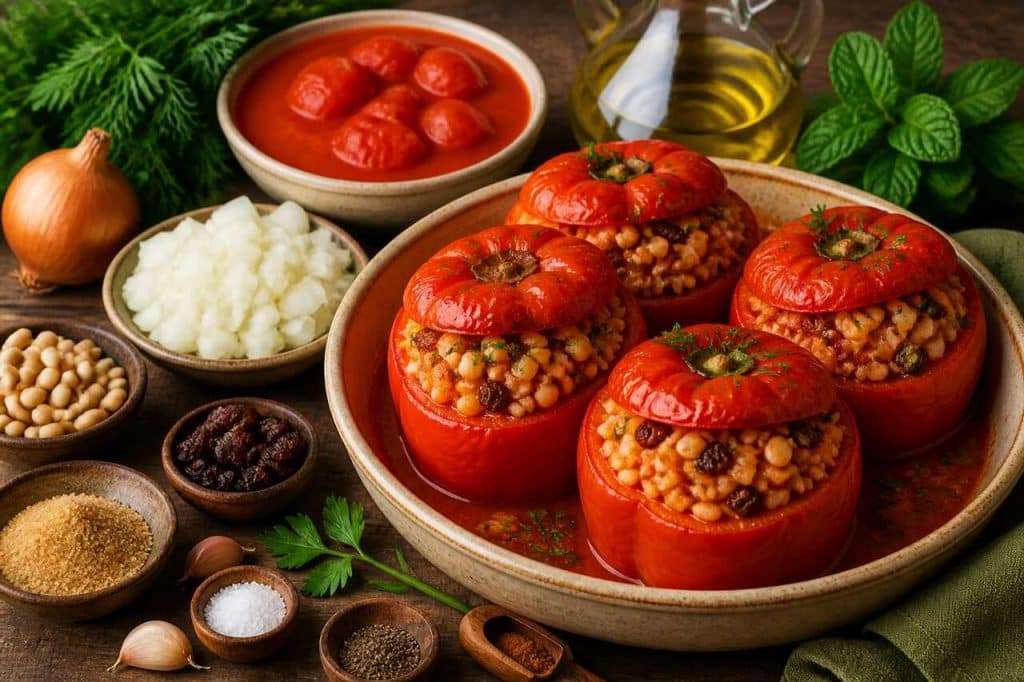 Poivrons farcis grecs : la recette traditionnelle et savoureuse