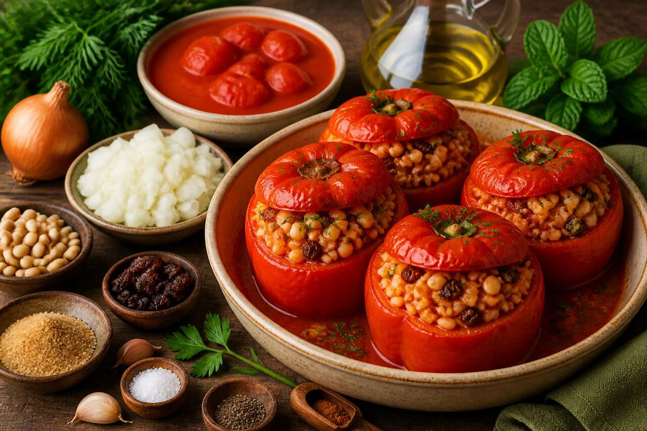 Poivrons farcis grecs : la recette traditionnelle et savoureuse
