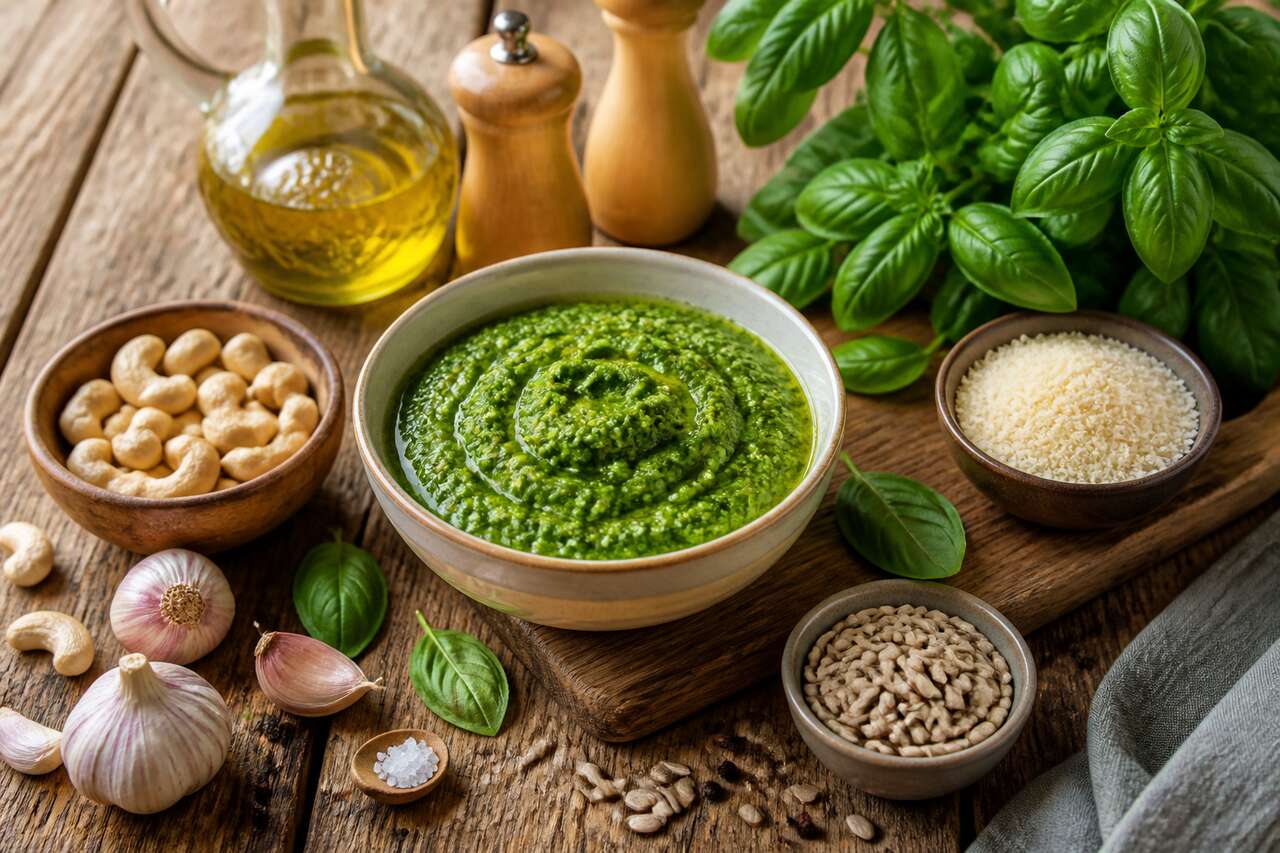Pesto au basilic sans pignons : la recette facile et économique