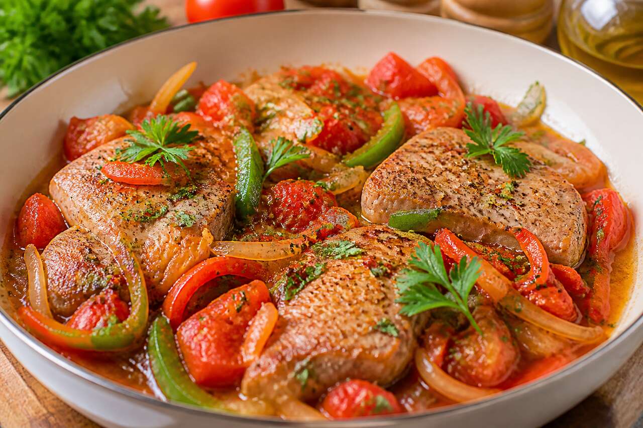 Thon à la basquaise : la recette facile et savoureuse