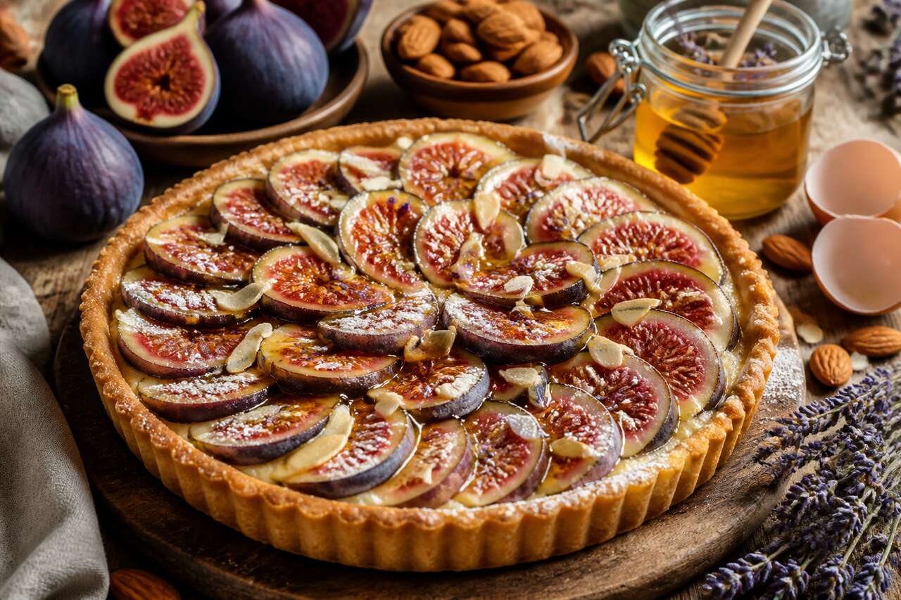 Tarte aux figues et amandes : recette facile et gourmande