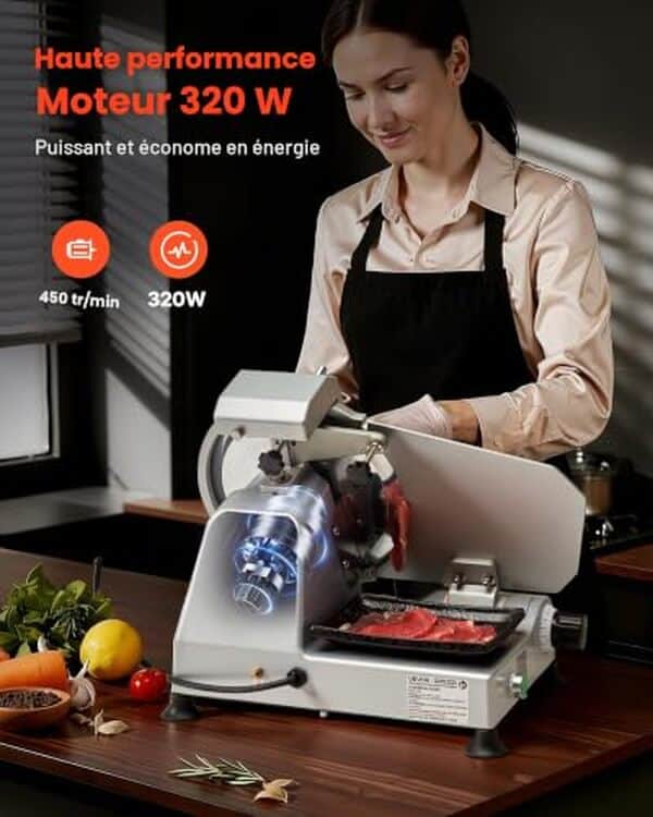 Découvrez notre test détaillé de la trancheuse VEVOR 320 W avec lame 250 mm : performances, avantages et avis d'utilisation pour bien choisir votre équipement. 