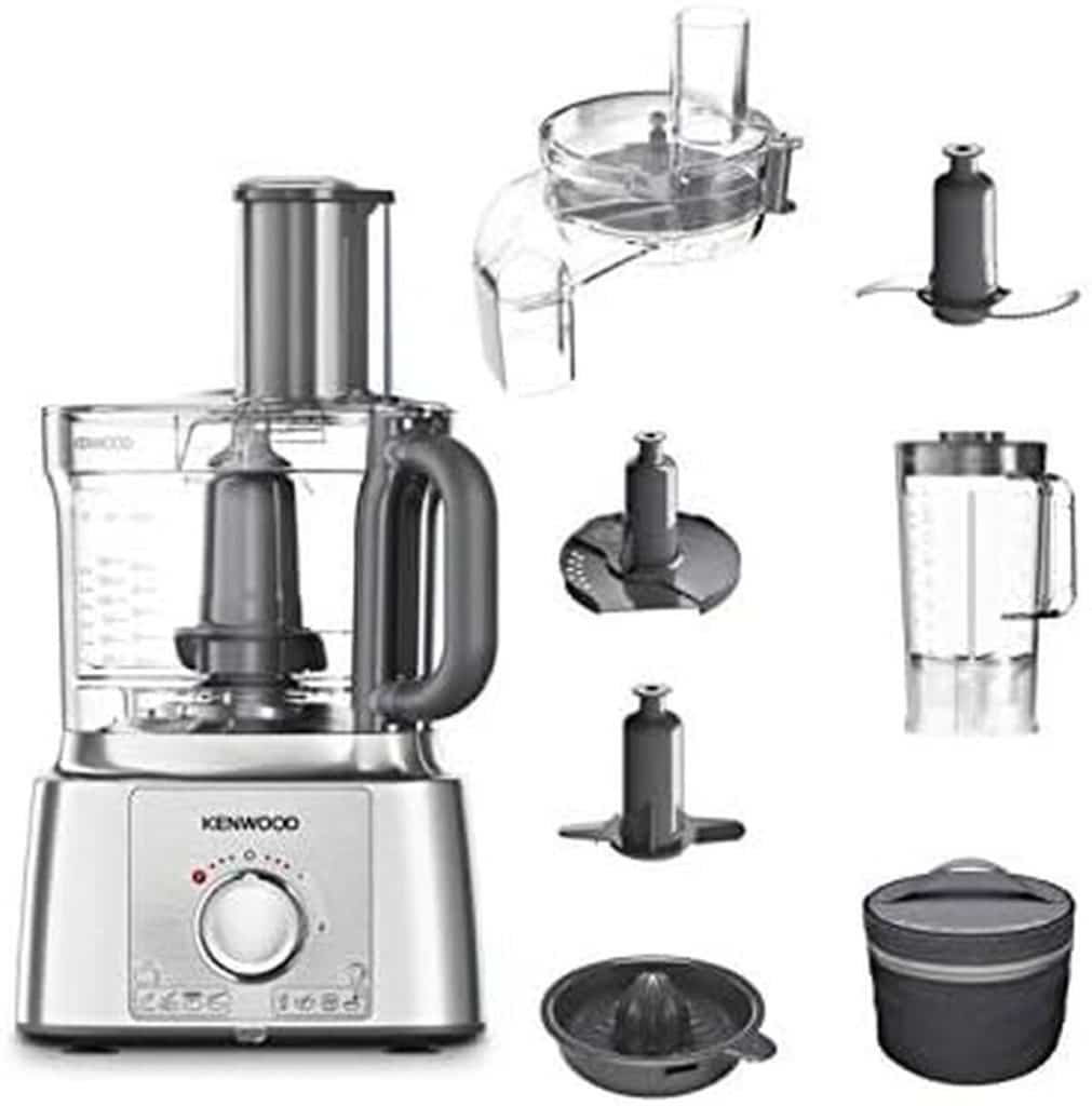Test du robot Kenwood Multipro express 1000 w 3 l argent