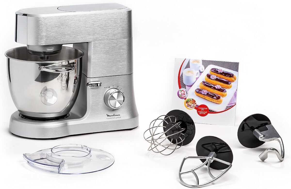 Test du robot pâtissier Moulinex Masterchef grande 1500 W, bol XXL 6, 7 L