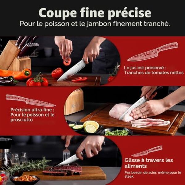 Découvrez notre test détaillé de l'ensemble couteaux Paudin 14 pièces : qualité tranchante, polyvalence et durabilité pour votre cuisine.