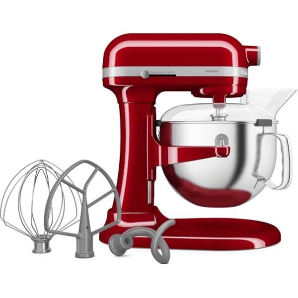 Découvrez notre test complet du robot pâtissier KitchenAid Artisan rouge empire : puissance, performances et design. Avis détaillé et conseils d'achat. 