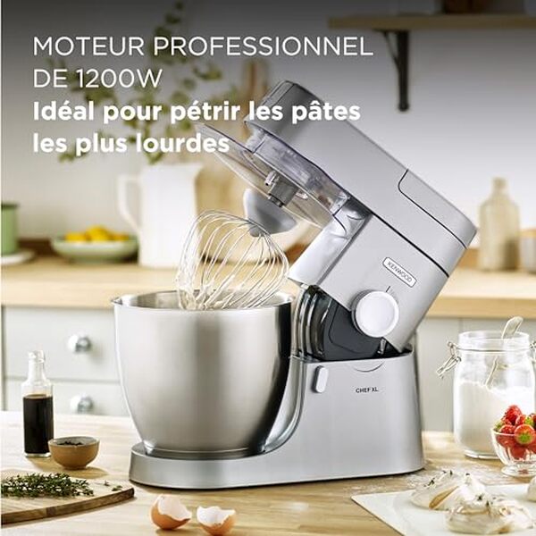 Découvrez notre test du robot pâtissier Kenwood KVL4100S Chef XL : performances, puissance et polyvalence pour vos pâtisseries maison.