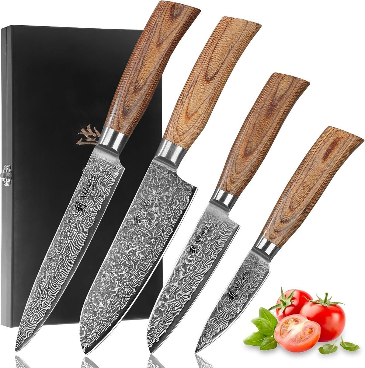 Test des couteaux Wakoli EDIB Pro en acier damas