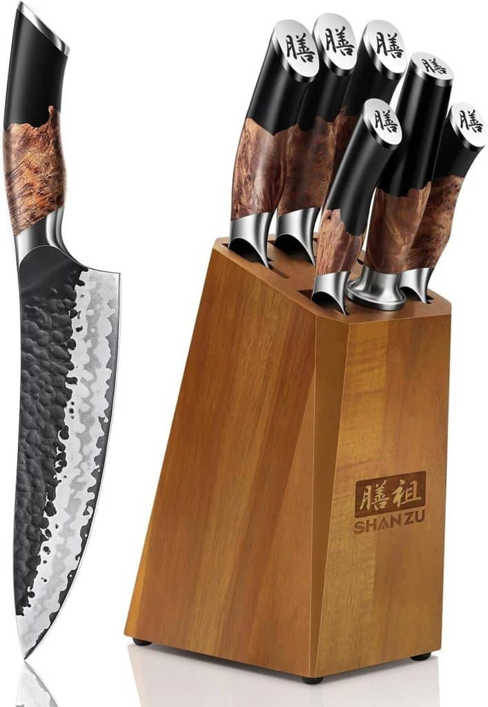 Test du bloc couteaux japonais Shan Zu : performance et artisanat