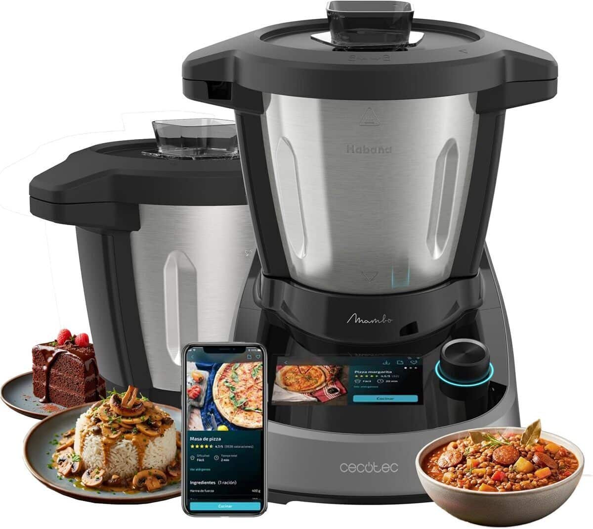 Test du robot de cuisine Mambo Touch Cecotec : multifonction et bol Habana Pro