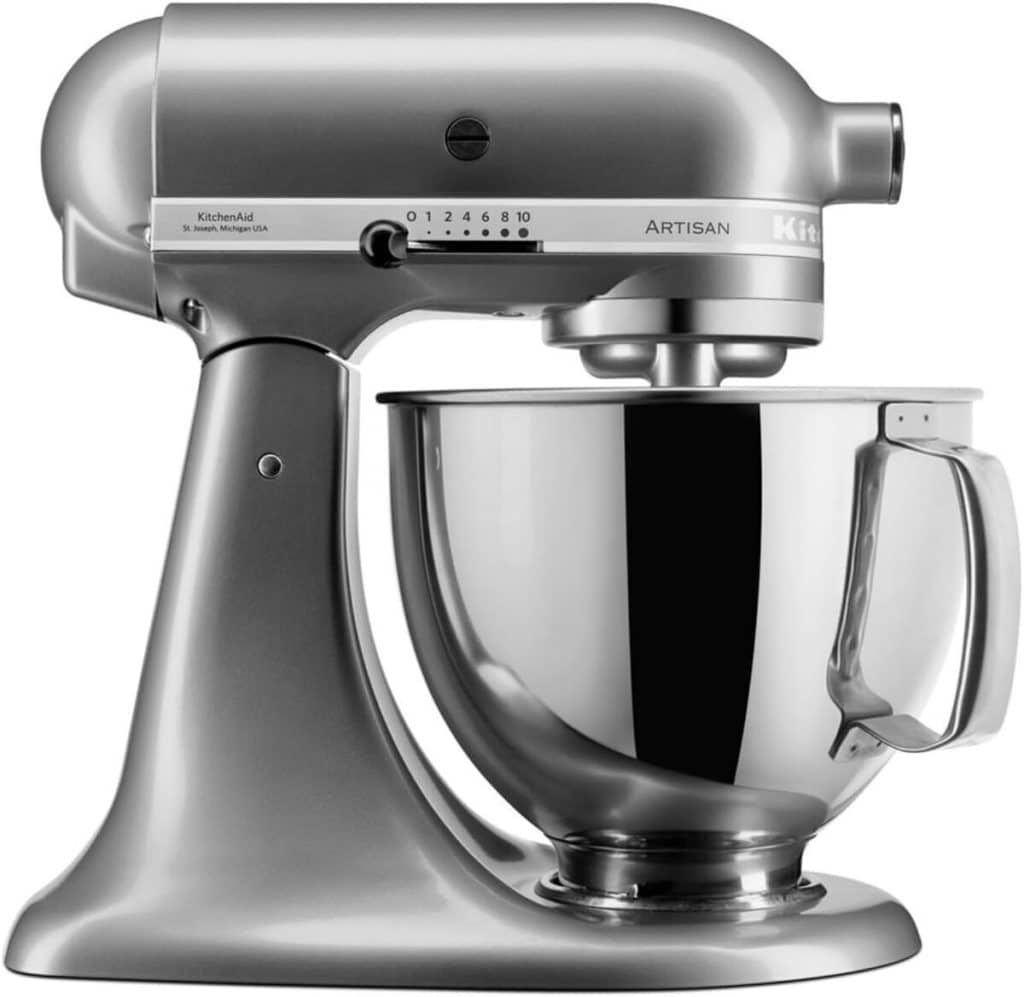 Test du robot pâtissier KitchenAid Artisan gris argent