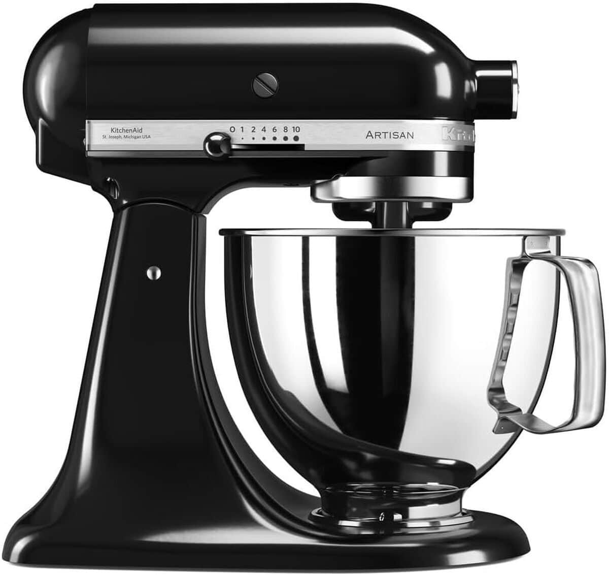 Test du robot pâtissier KitchenAid Artisan : polyvalence et design en noir onyx