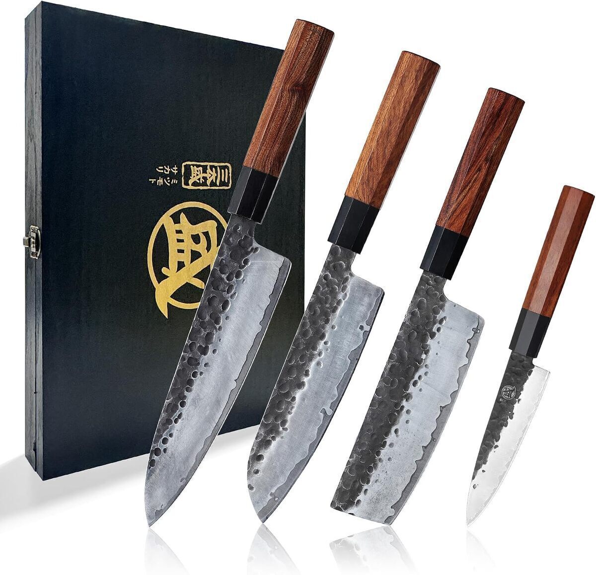 Test du set de 4 couteaux de cuisine japonais Mitsumoto Sakari